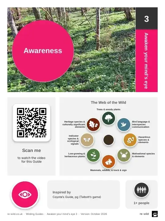 Front of the Awareness activity guide