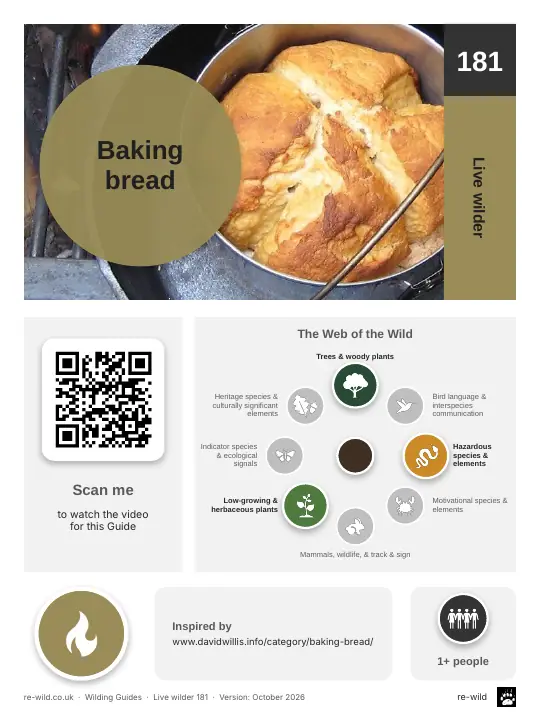 Front of the Baking bread activity guide
