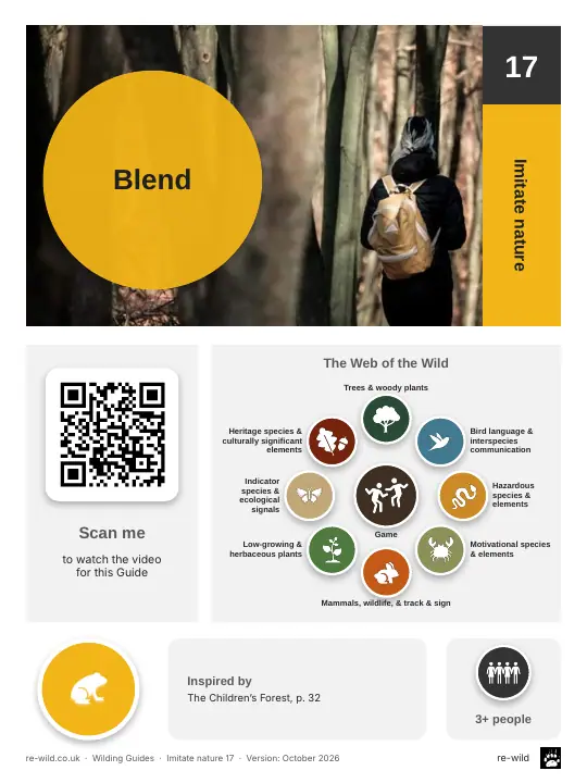 Front of the Blend activity guide