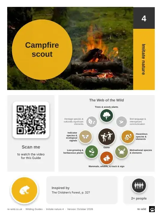 Front of the Campfire scout activity guide