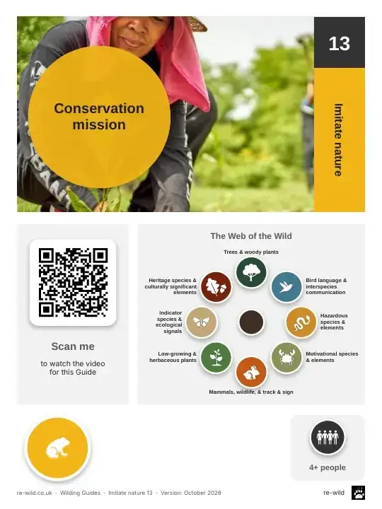Front of the Conservation mission activity guide