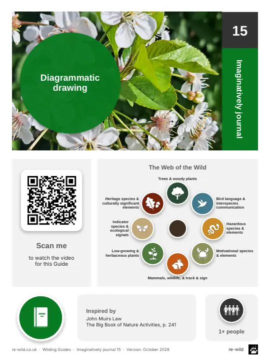 Front of the Diagrammatic drawing activity guide
