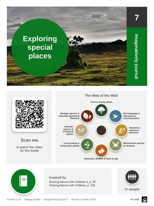 Front of the Exploring special places activity guide