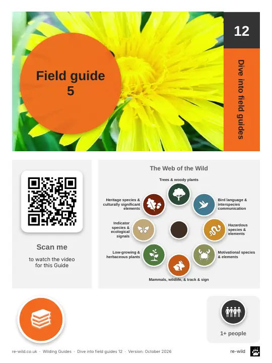 Front of the Field guide 5 activity guide