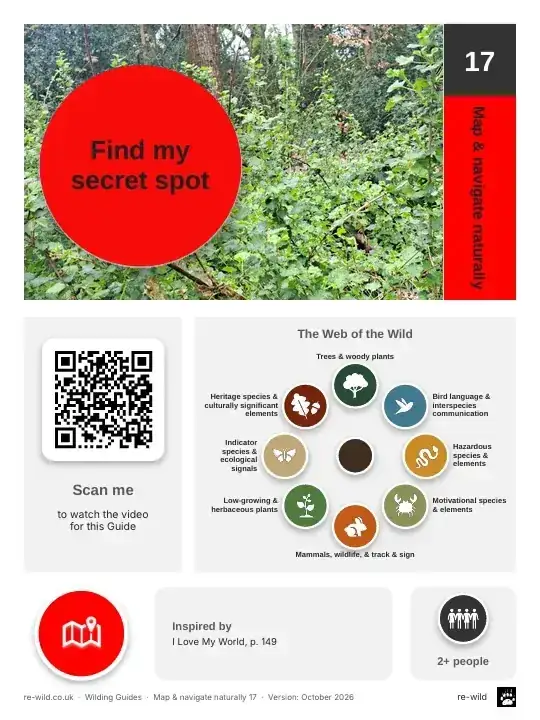 Front of the Find my secret spot activity guide