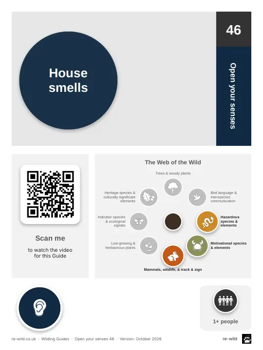 Front of the House smells activity guide