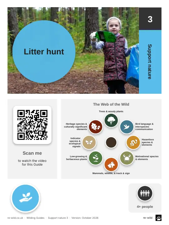 Front of the Litter hunt activity guide