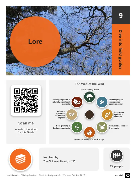Front of the Lore activity guide