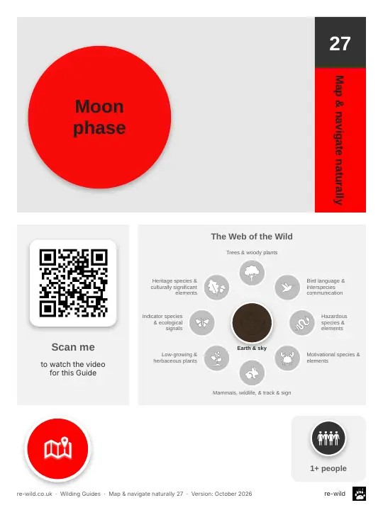 Front of the Moon phase activity guide
