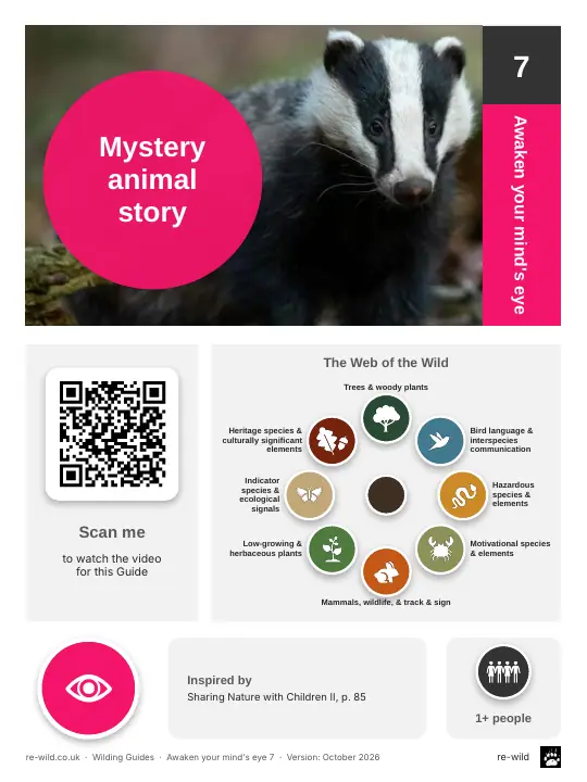 Front of the Mystery animal story activity guide