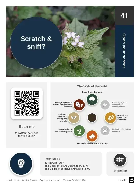 Front of the Scratch & sniff? activity guide
