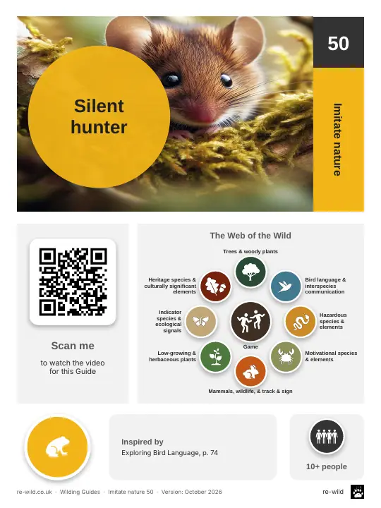 Front of the Silent hunter activity guide
