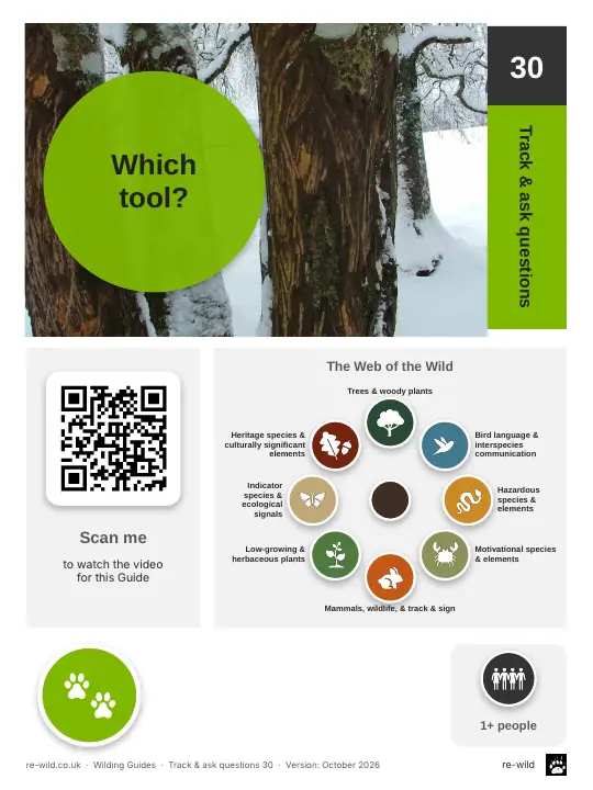 Front of the Which tool? activity guide